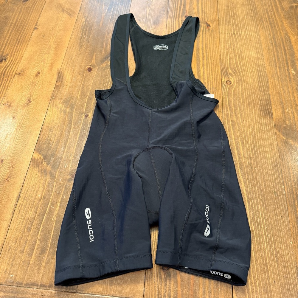 SUGOi Mens Evolution Bib Shorts Black XL Cycling‎ Padded Bike Riding